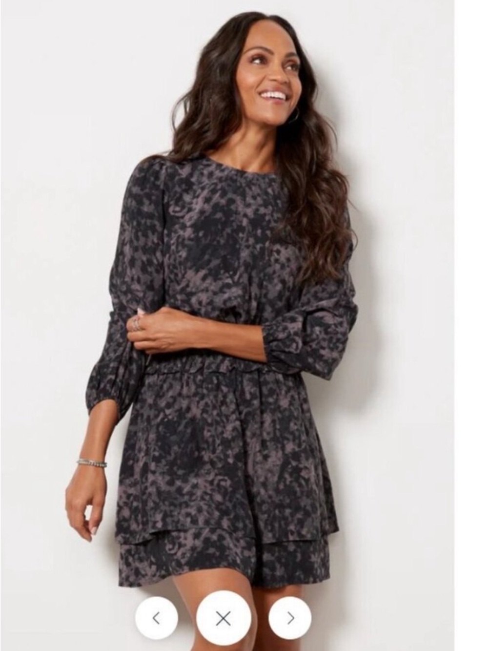 Rails Inez Dress Charcoal Mini